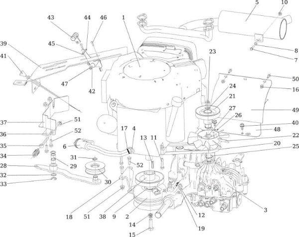 Engine APACHE 92 4x4 EVO Cat.2020 Garden tractor