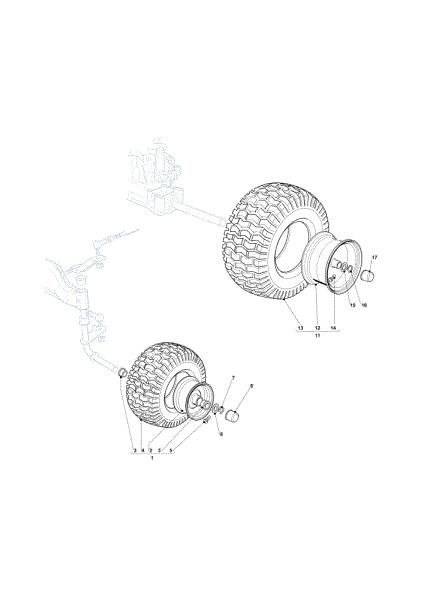 Wheel OM 123/22 V Cat. 2021 Garden tractor