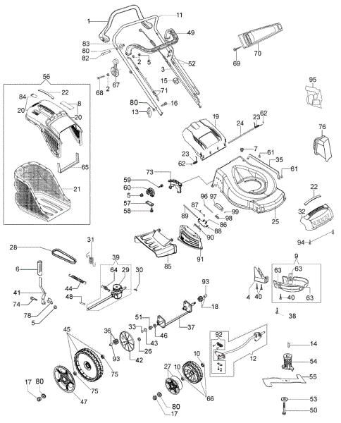 Illustrated parts list G 53 TK ALL ROAD PLUS 4 (K805) EURO 5 50Y Lawnmower