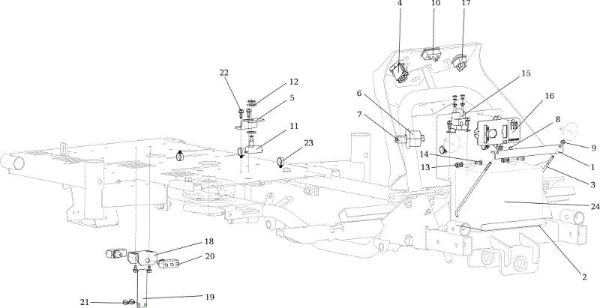 Electrical parts APACHE 92 EVO Cat.2022 Garden tractor