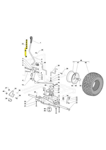 Transmission OM 84/12,5 K M Cat. 2023 Garden tractor