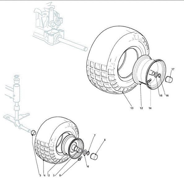 Wheels GLX 20-92 H2 Garden tractor