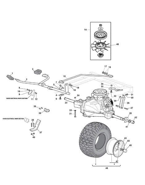Transmission GLX 20-108HS Garden tractor