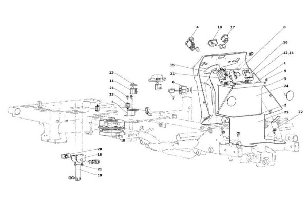 Electrical parts APACHE 92 EVO Cat.2023 Garden tractor