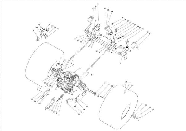 Transmission OM 107 L/24 KH (K2400AVD V-Twin - EURO5) Cat. 2023 Garden tractor