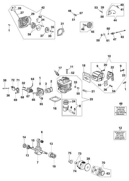 Engine 962 TTA Power cutter