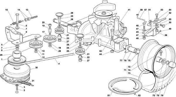 Transmission OM 122C/22H Cat.2002 Garden tractor