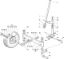 Steering arm OM 72C/12,5M Cat.2003 Garden tractor