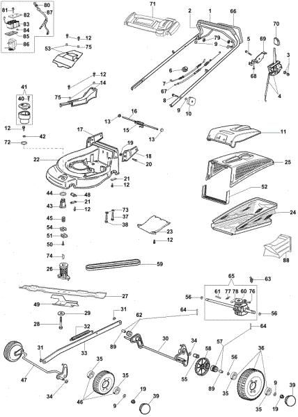 Illustrated parts list (Until May 2007) MAX 53 TBXE Plus-Cut Lawnmower
