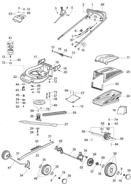 Illustrated parts list (From June 2007) MAX 48 TB Plus-Cut Lawnmower