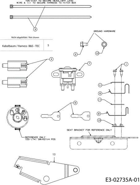 Electric diagram POLO 97/13,5 T Cat.2006 Garden tractor