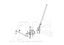 Steering arm OM 105J/15,5H Cat.2008 Garden tractor