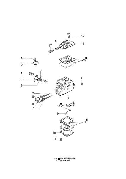 Carburetor BC 280 T Brushcutter
