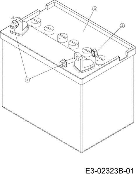 Battery TORNADO 108/17,5 H Garden tractor