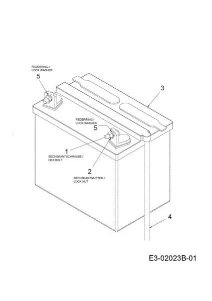 Battery TORNADO 108/20 H Garden tractor