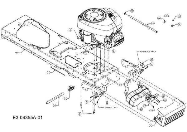 Engine KROSSER PLUS 105/17,5 H Garden tractor