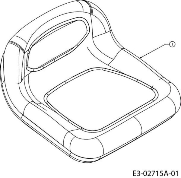 Asiento (2/2) POLO 108/17,5 H Tractor