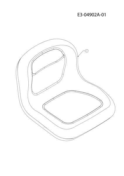 Asiento KROSSER 105/22 H Cat. 2010 Tractor