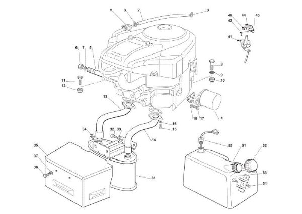 Motor OM 122C/22H Cat.2010 Tractor