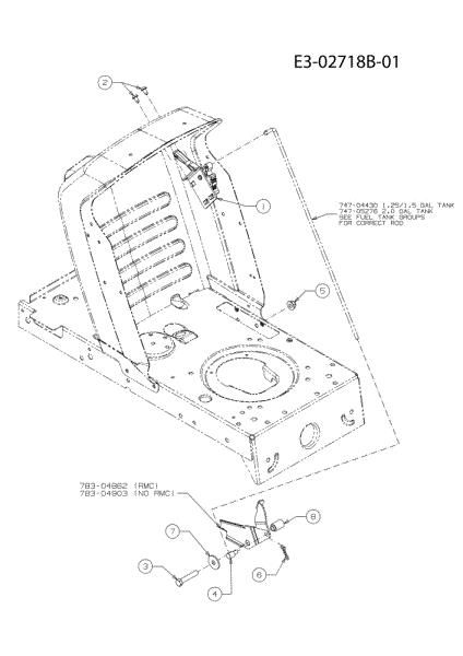 Pedal TORNADO 95/11,5 T Cat.2010 Tractor