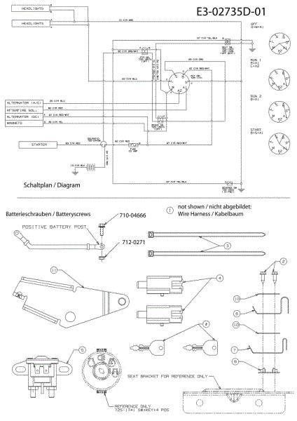 Esquema eléctrico (1/2) TORNADO 95/11,5 T Cat.2010 Tractor