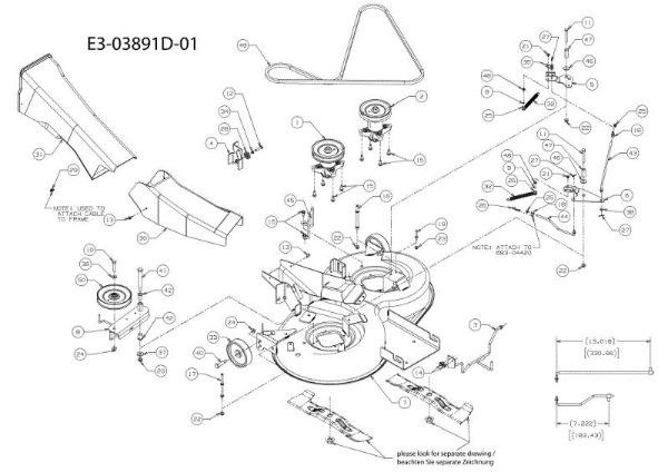 Plataforma de corte (1) KROSSER 92/15,5 T Cat.2010 Tractor