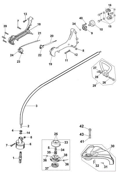 Transmisión 725 B Desbrozadora