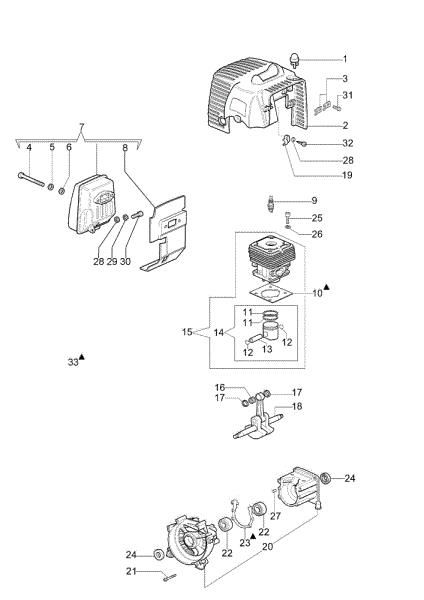 Motor SPARTA 440 BP (Euro2) Desbrozadora