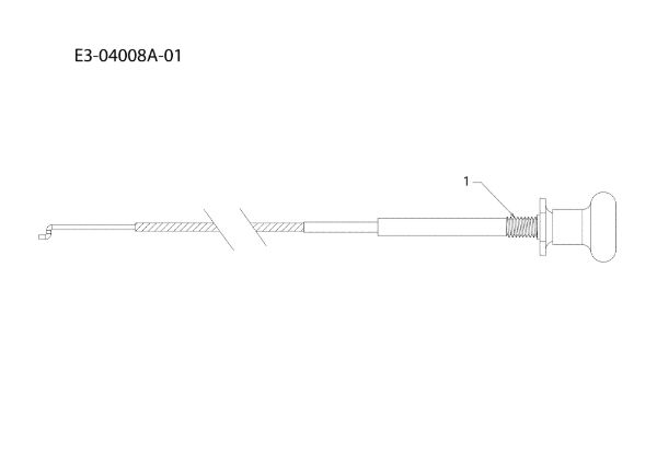 Cable arranque KROSSER 92/15,5 H Cat.2011 Tractor