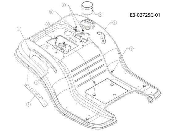 Carcasa posterior TORNADO 97/13 T Cat.2011 Tractor