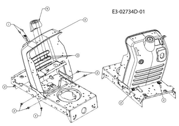 Salpicadero TORNADO 108/18,5 H Cat.2011 Tractor