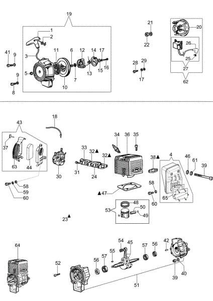 Arranque y motor MB 800 (Euro 2) Afumigadora