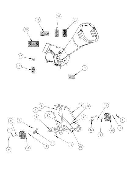 Despiece 1 SH 250 E Biotrituradora