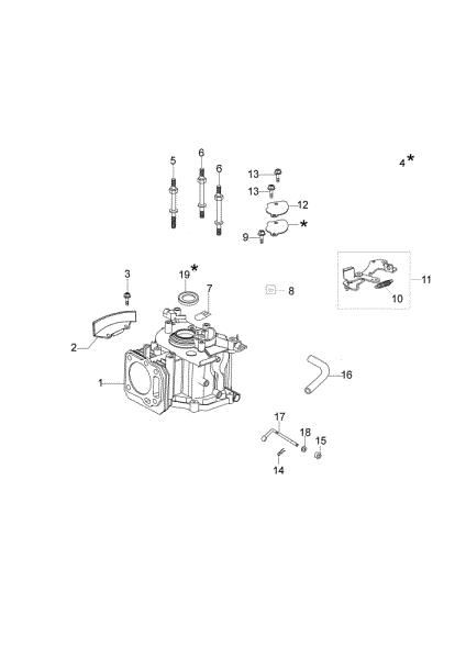Cilindro y basamento G 44 PK COMFORT PLUS (K500) Cortacésped
