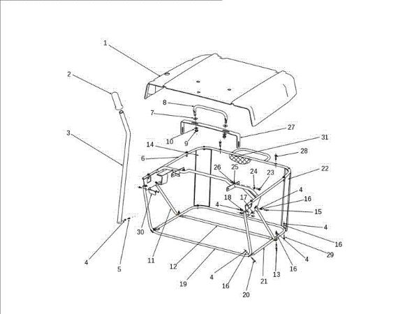 Recogedor de hierba OM 106J/15,5H Cat.2012 Tractor