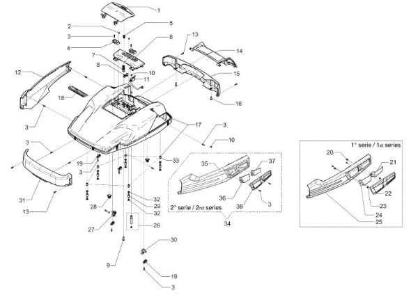 Grupo chasis ORION 700 Robot