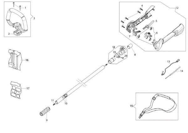 Transmisión BC 240 H Cortasetos
