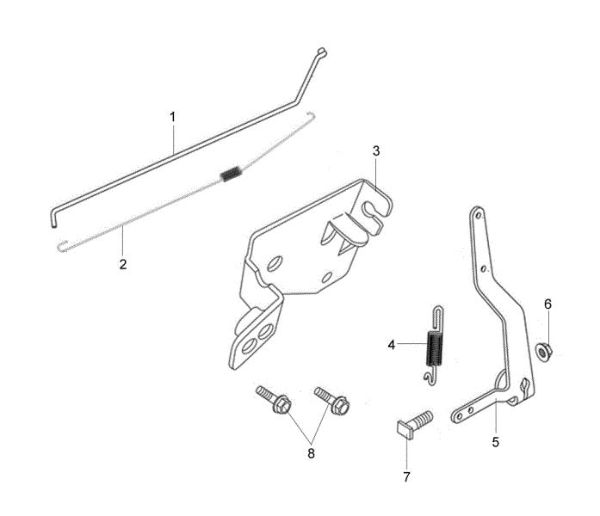 Palnca compl. G 44 PK ESSENTIAL (K600 - AUTOCHOKE) Cortacésped