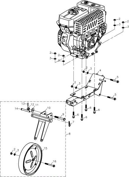 Rueda MH 197 RK (K800 HC) Motoazada