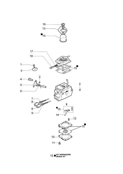 Carburador WT-866 MTL 51 Euro 2 (CN) Mototaladro