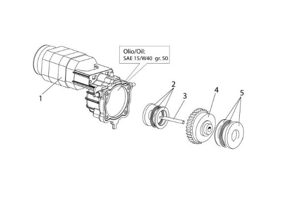 Motor PW 125 C Hidrolimpiadora