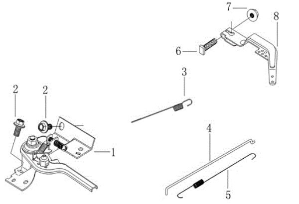 Palnca compl. MH 198 RK (K800 HC) 35cm Motoazada