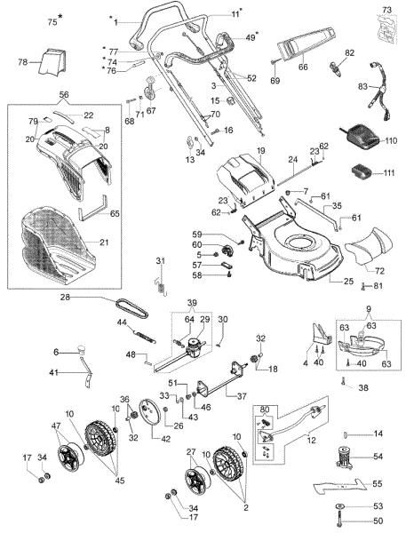 Despiece completo G 53 TBXE COMFORT PLUS (2018) Cortacesped