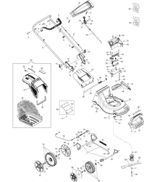Despiece completo MAX 53 PK ALLROAD ALUMINIUM (K800) (2018) Cortacesped
