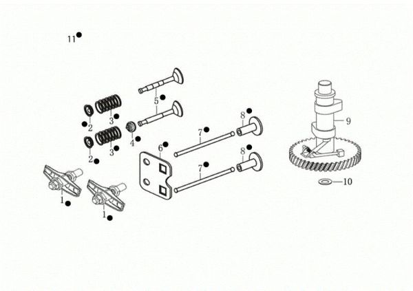 Kit valvula G 53 TK ALLROAD EXA 4 (K805) EURO 5 Cortacésped