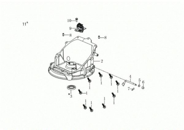 Tapa basamento G 48 TKE COMFORT PLUS (K655LI) EURO 5 Cortacesped