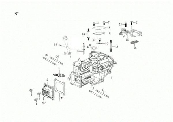 Carter motor G 53 TKE ALL ROAD PLUS 4 (K655LI) EURO 5 Cortacesped