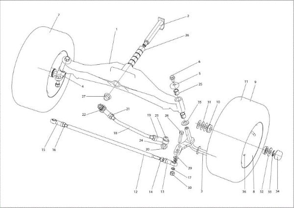 Eje anterior APACHE 92 EVO Cat.2021 Tractor