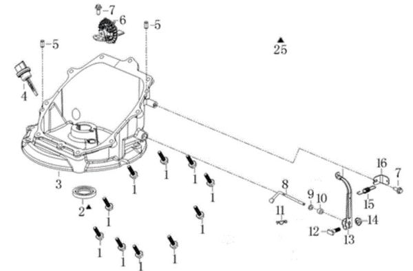 Tapa basamento G 48 PK COMFORT (K450) Cortacesped