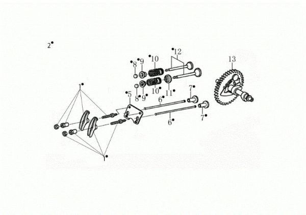 Valvula MOTORE K800 H (EURO 5) Motor K800 H (EURO 5)